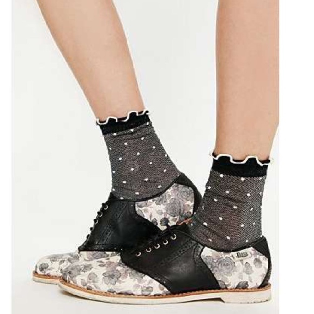 Bass Rachel Antonoff Floral Saddle Shoes RARE